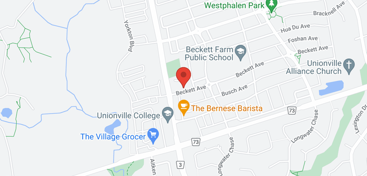 map of 12 Beckett Ave